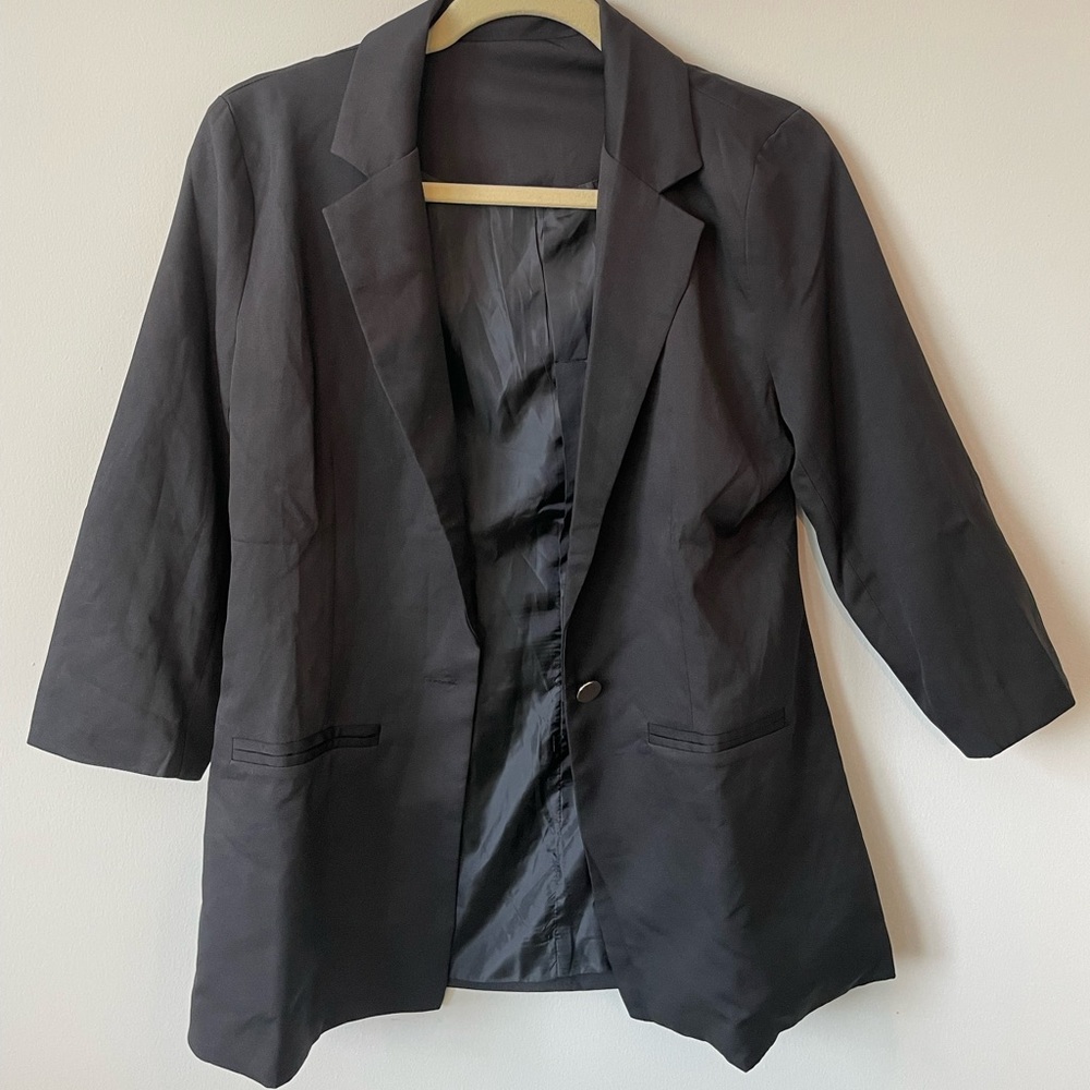 Satin blazer